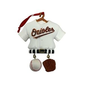 Baltimore Orioles Ornament Baseball Jersey Ball‎ Glove 4" Christmas Tree